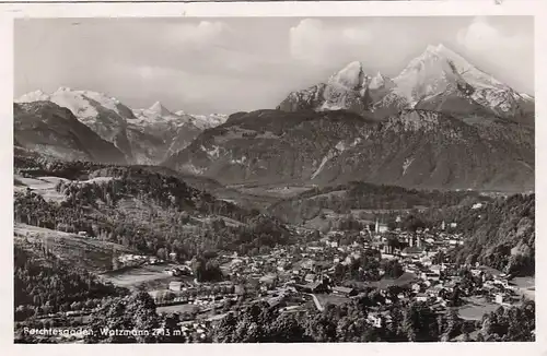 Berchtesgaden mit Watzmann gl1953 G3429