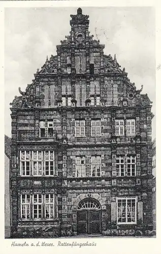 Hameln a.d.W, Rattenfängerhaus gl1956 G3320