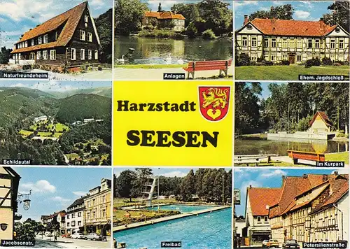 Seesen, Harz, Mehrbildkarte gl1979 G5695