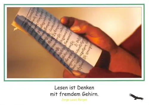 Borges: Lesen ist Denken mit fremdem Gehirn ngl 170.285