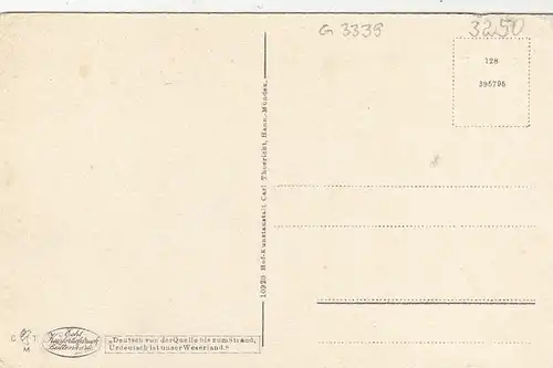 Hameln a.d.W, Dampfer-Anlegeplatz ngl G3339