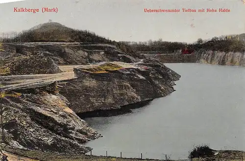 Kalkberge (Mark) Überschwemmter Tiefbau und Hohe Halde ngl 168.004