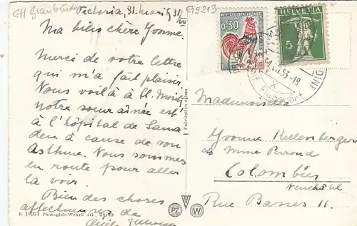 St.Moritz-Bad mit Piz della Margna, Graubünden gl1976 G5213