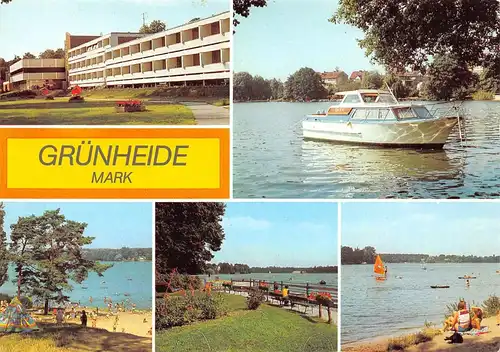 Grünheide (Mark) Teilansichten Mehrbildkarte glca.1980 168.015