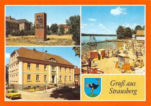 Strausberg (Mark) Freibad Rathaus Platz ngl 168.056