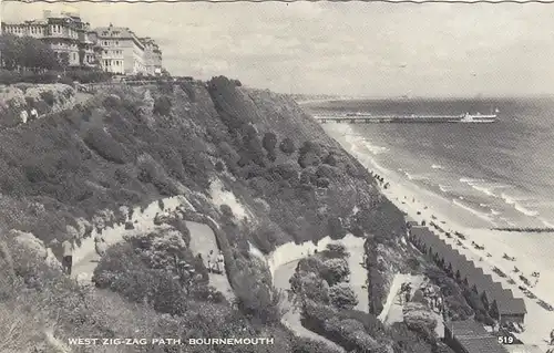 Bournemouth, West Zig-Zag Path glum 1960? G5223
