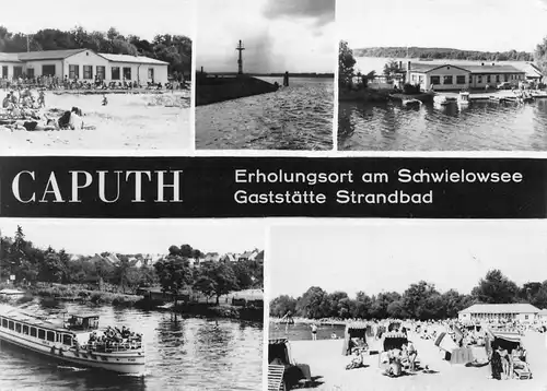 Caputh Gaststätte Strandbad glca.1975 168.294