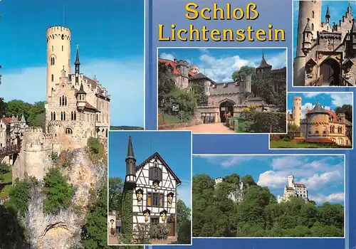 Schloss Lichtenstein Teilansichten ngl 170.342