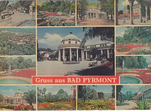 Bad Pyrmont, Mehrbildkarte gl1982 G3408