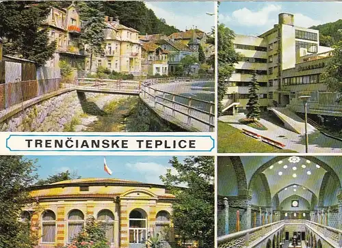 Trencianske Teplice, Mehrbildkarte ngl G5238