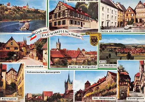 Bad Wimpfen Teilansichten Mehrbildkarte ngl 170.369