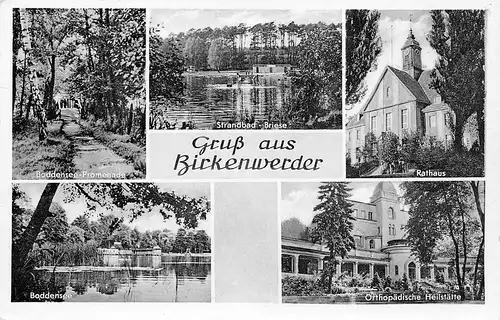 Birkenwerder Rathaus Heilstätte Bodensee gl1966 168.317