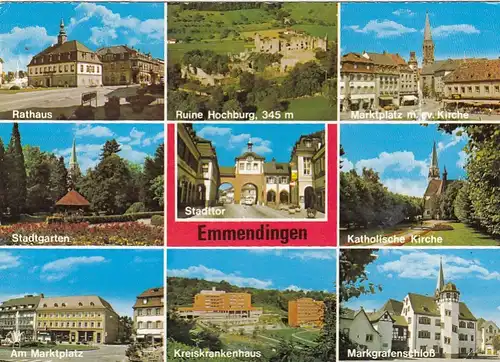 Emmendingen, Breisgau, Mehrbildkarte gl G6424