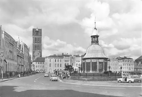 Wismar Am Markt mit Wasserkunst ngl 170.127