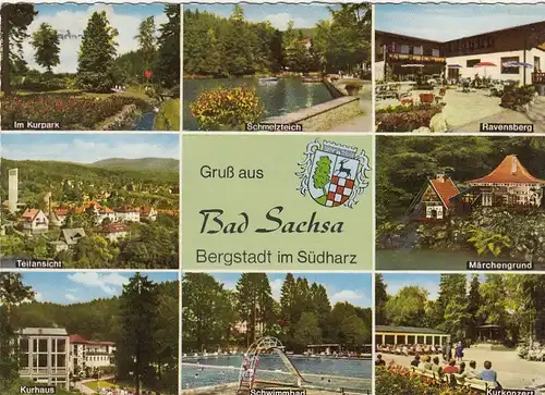 Bad Sachsa, Südharz, Mehrbildkarte glum 1970? G6452