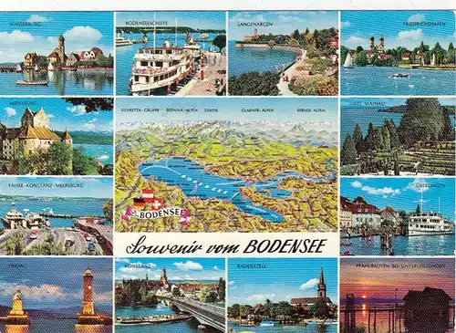 Der Bodensee, Mehrbildkarte gl1976? G4261