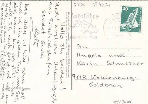 Der Bodensee, Mehrbildkarte gl1976? G4261