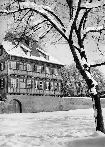 Reutlingen Ledergraben mit Gymnasium ngl 170.462