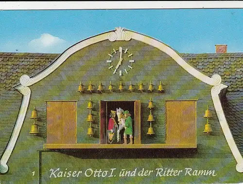 Goslar, Harz, Glockenspiel am Marktplatz ngl G6462