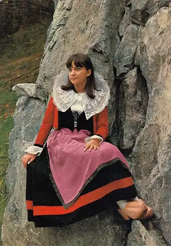 Valle d'Aosta, Costume di Courmayeur ngl G5303