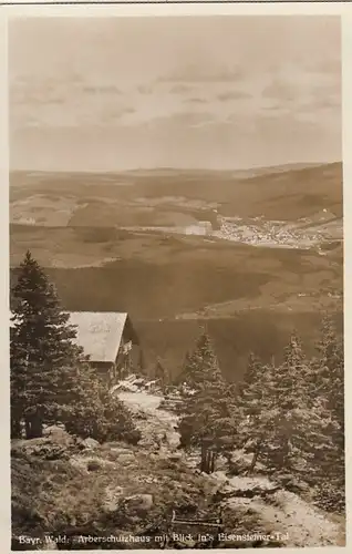 Bayer.Wald, Arberschutzhaus mit Blick in's Eisensteiner-Tal ngl G3510