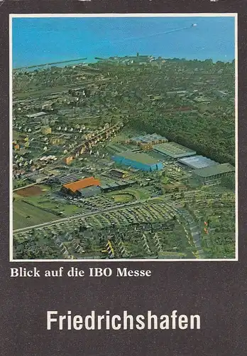 Friedrichshafen am Bodensee, Blick auf die IBO Messe ngl G4328