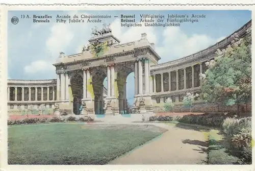 Bruxelles, Arcades du Cinquantenaire ngl G3534