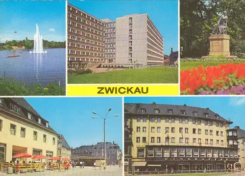 Zwickau/Sa., Mehrbildkarte ngl G6550