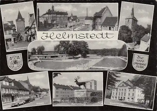 Helmstedt, Mehrbildkarte gl1974 G5393