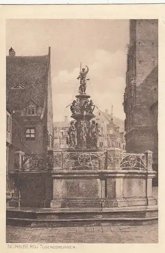 Nürnberg, Tugendbrunnen ngl G3554