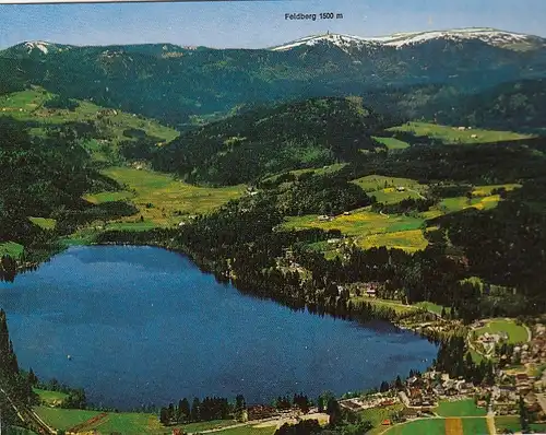 Titisee, Schwarzwald, mit Blick zum Feldberg ngl G4388