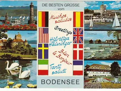 Der Bodensee, Mehrbildkarte gl1981 G4408