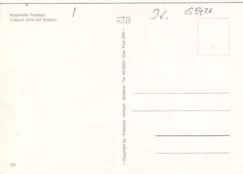 Pustertaler Trachten ngl G5426