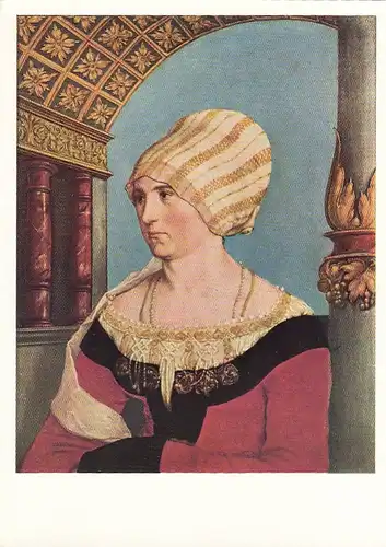 HANS HOLBEIN, Die Gattin desBürgermeisters Meyer ngl G3732