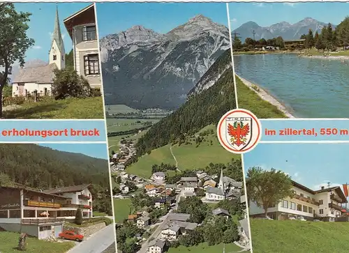 Bruck am Ziller, Tirol, Mehrbildkarte gl1974 G4414