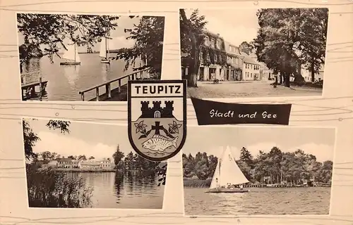 Teupitz Stadt und See Teilansichten ngl 168.546