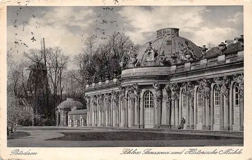Potsdam Schloss Sanssouci und Historische Mühle glca.1930 168.351