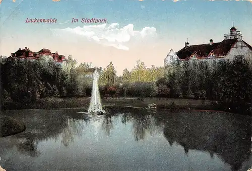 Luckenwalde Im Stadtpark feldpgl1914 168.602