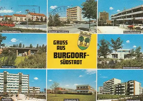 Burgdorf-Südstadt, Mehrbildkarte gl1975 G6120