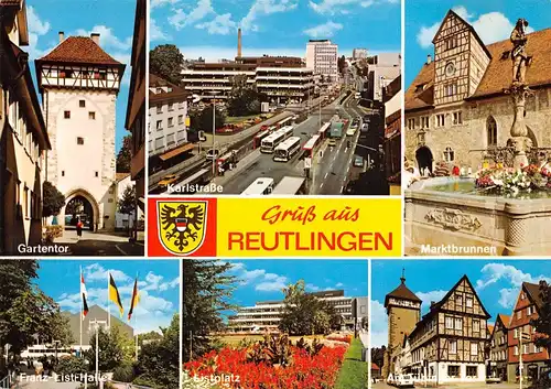 Reutlingen Teilansichten Mehrbildkarte ngl 170.424