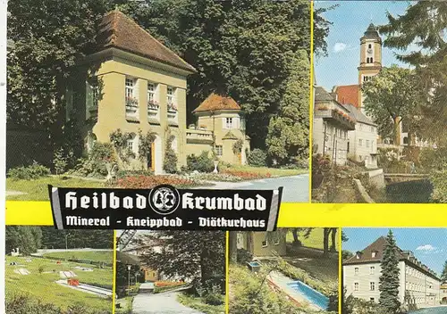 Heilbad Krumbad, Mehrbildkarte gl1983 G6702