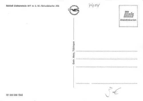 Schloss Lichtenstein Historische Teilansichten ngl 170.723