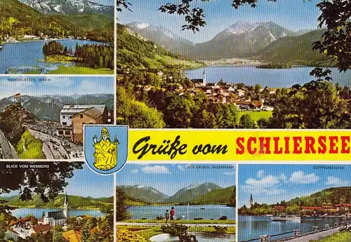 Schliersee, Bayr.Alpen, Mehrbildkarte ngl G6711