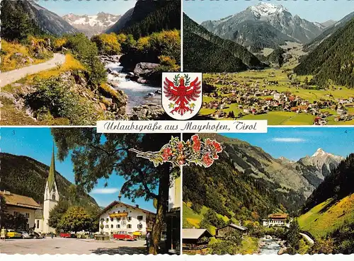 Mayrhofen im Zillertal, Tirol, Mehrbildkarte ngl G4568