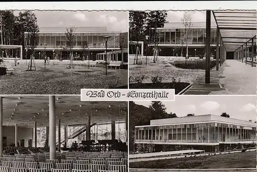 Bad Orb im Spessart, Konzerthalle, Mehrbildkarte gl1957 G5584