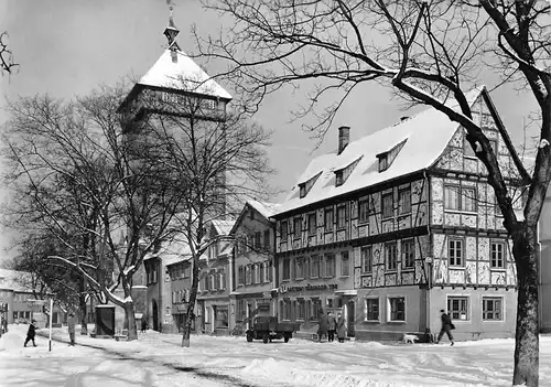 Reutlingen Ledergraben mit Tübinger Tor ngl 170.470