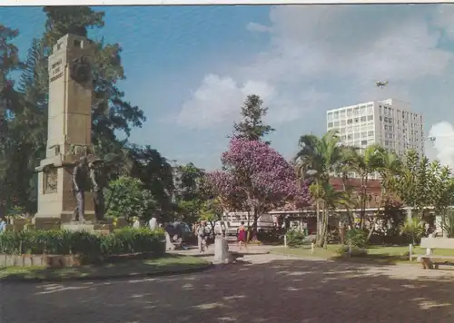 Brasilien, Joinville-SC, Praca da Bandeira com Monumento ngl G3758