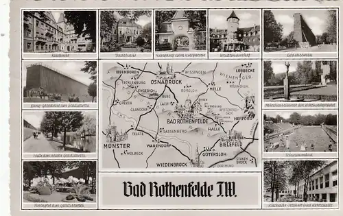 Bad Rothenfelde, Teutoburger Wald, Mehrbildkarte gl1968? G6780