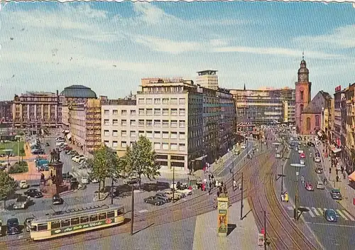 Frankfurt a. M., Roßmarkt und Hauptwaches gl1960 G5627