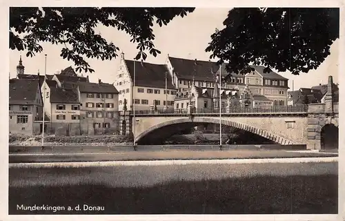 Munderkingen Partie an der Donaubrücke gl1939 170.836